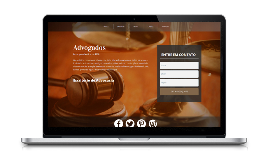 Criação de Sites para Advogados Escritórios Advocacias
